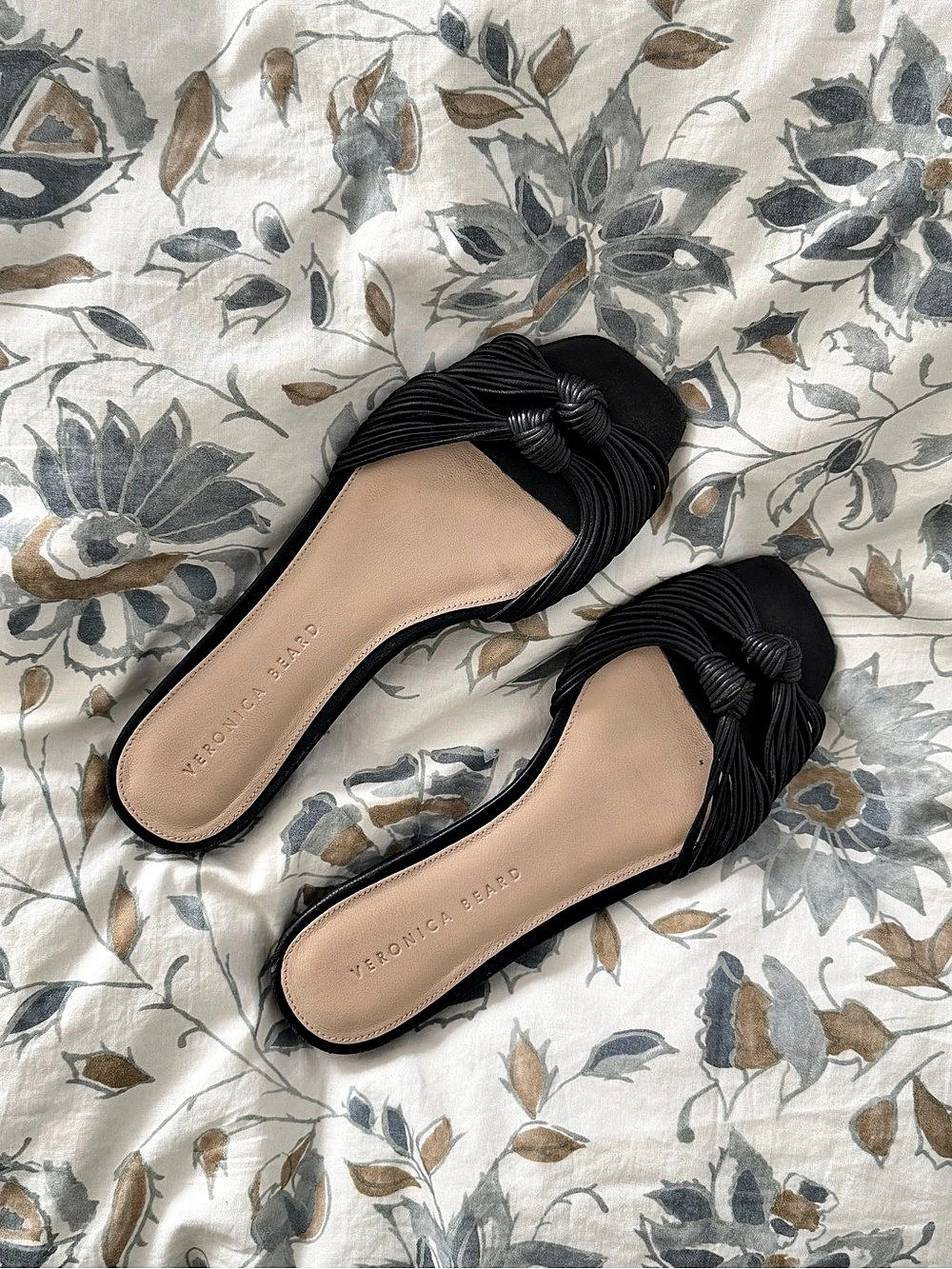 Veronica Beard Strap Sandals in Black